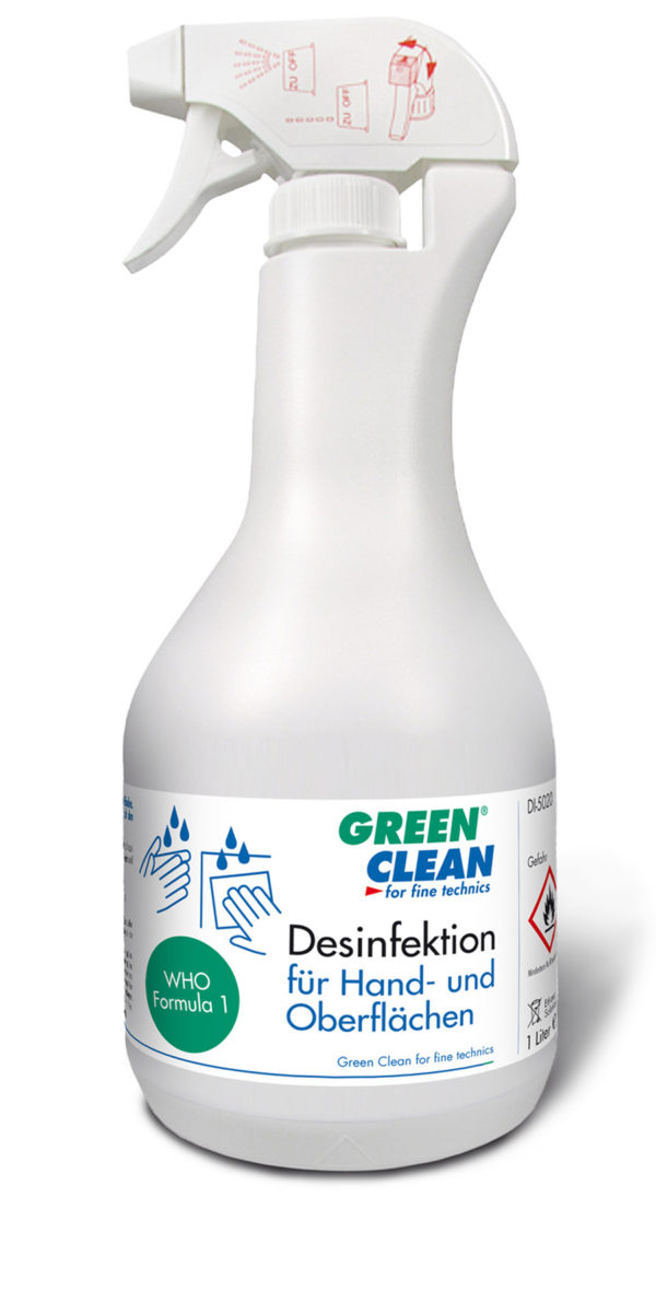 Sprühflasche mit Desinfektionsmittel