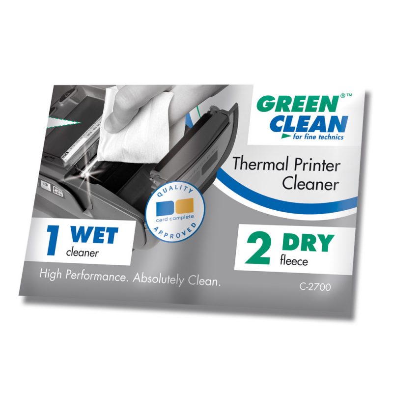Thermal Printer Cleaner Green Clean for fine technics